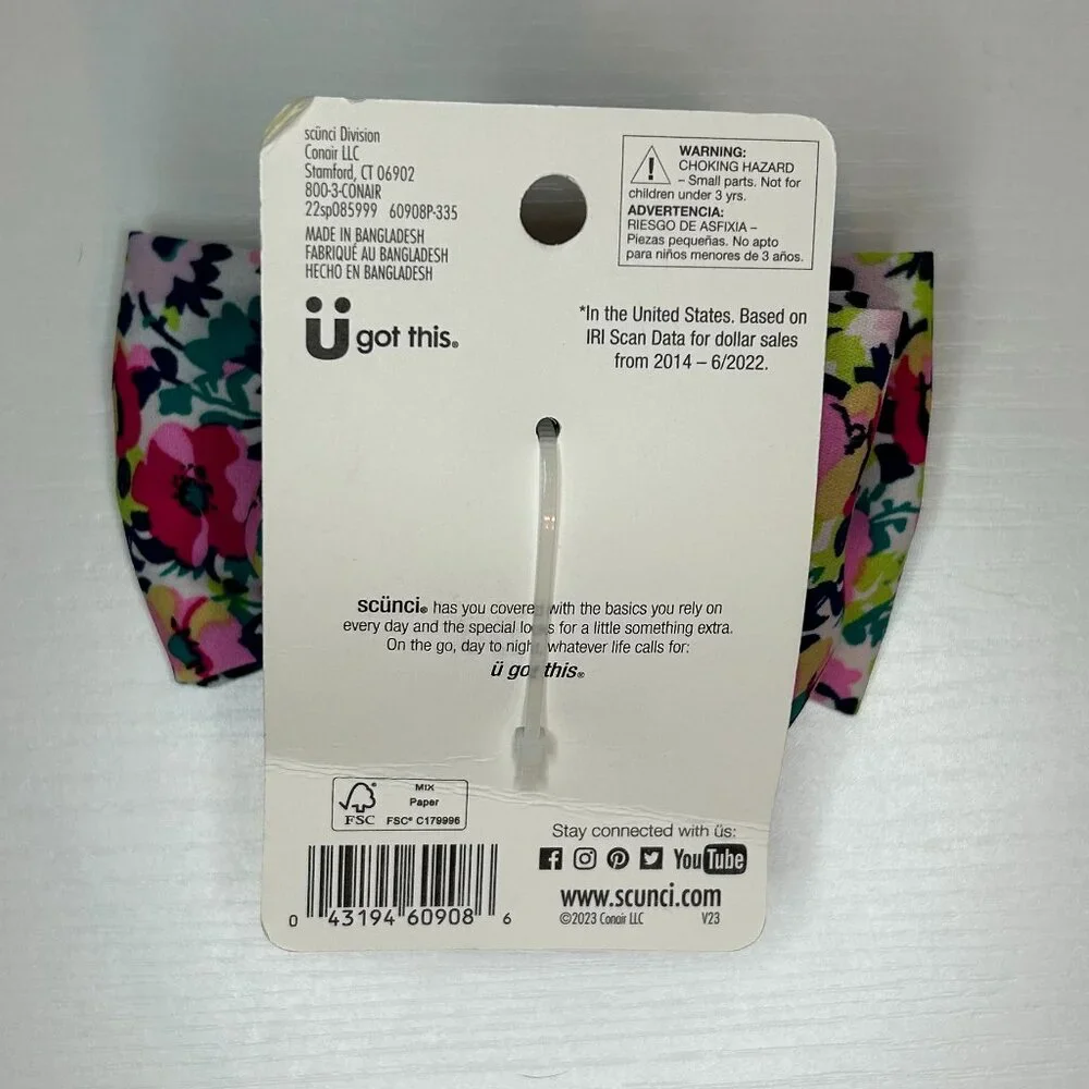 NWT colorful bow claw clip - Picture 3 of 3